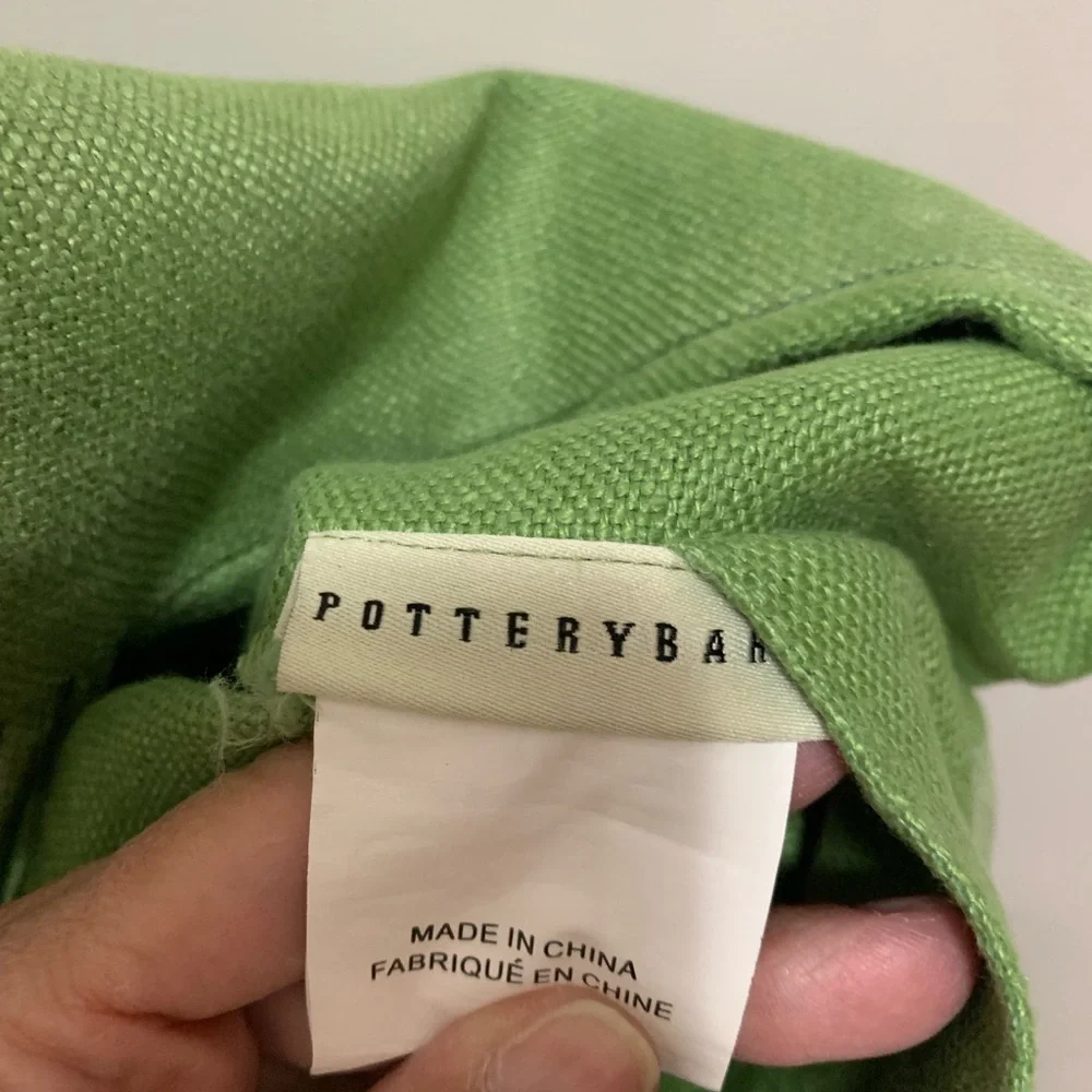Pottery Barn pillow cover with Button closure